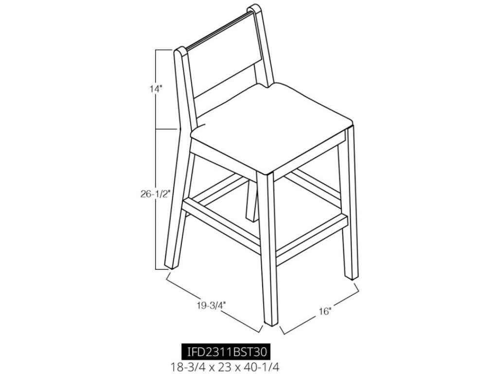 Upholstered Seat 30" Barstool - image 6