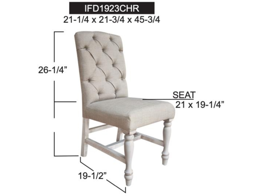 Tufted Backrest Upholstered Chair - image 3