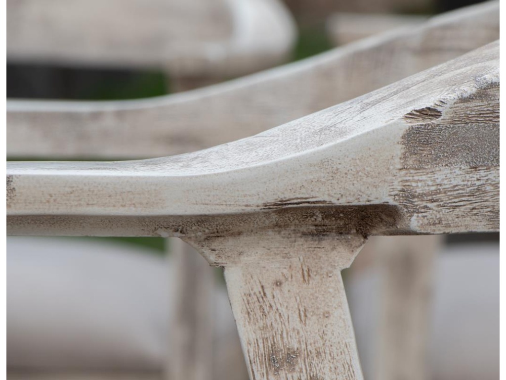 Upholstered Seat Wooden Chair - image 2