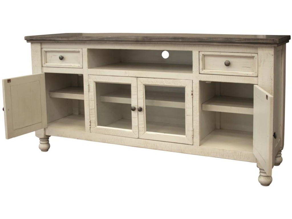 2 Drawer 4 Doors 70" TV Stand - image 1