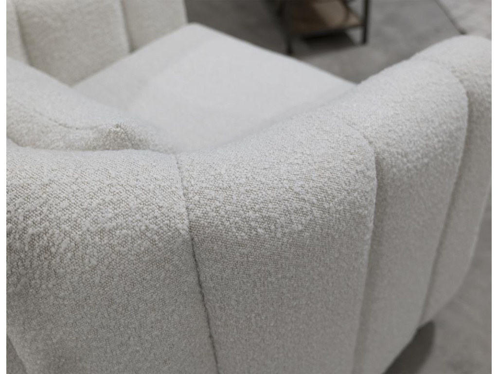 Wooden Frame & Metal Base, 360 Degree Swivel Glider Accent Chair - image 3