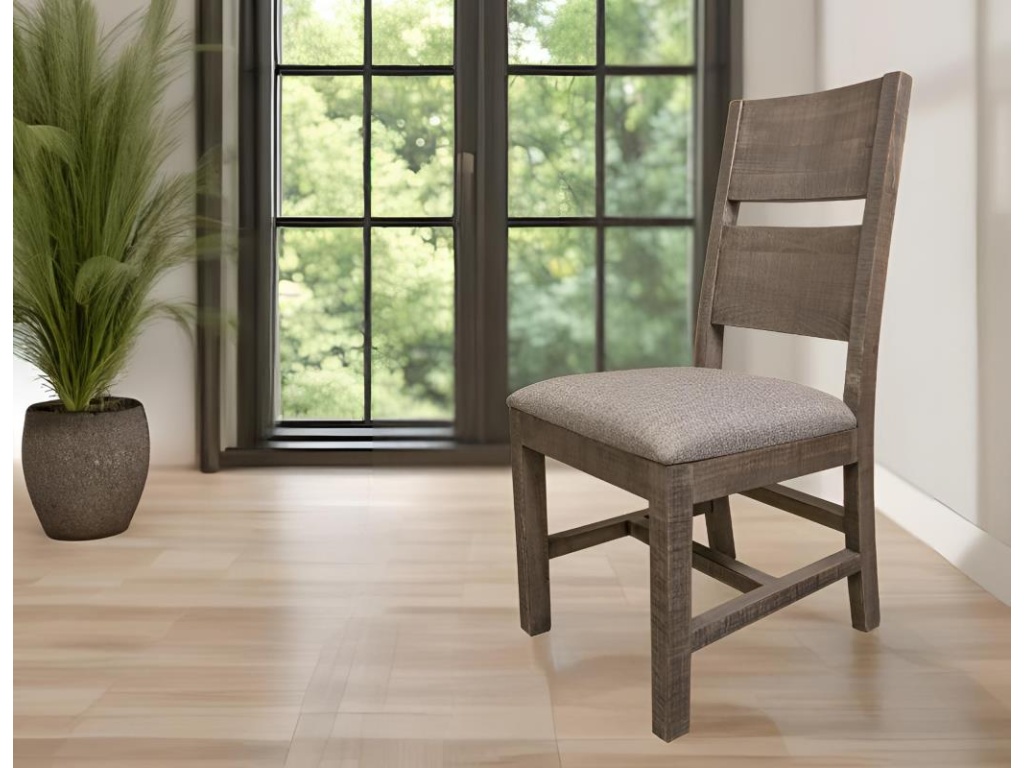 Upholstered Seat Wooden Chair - main image