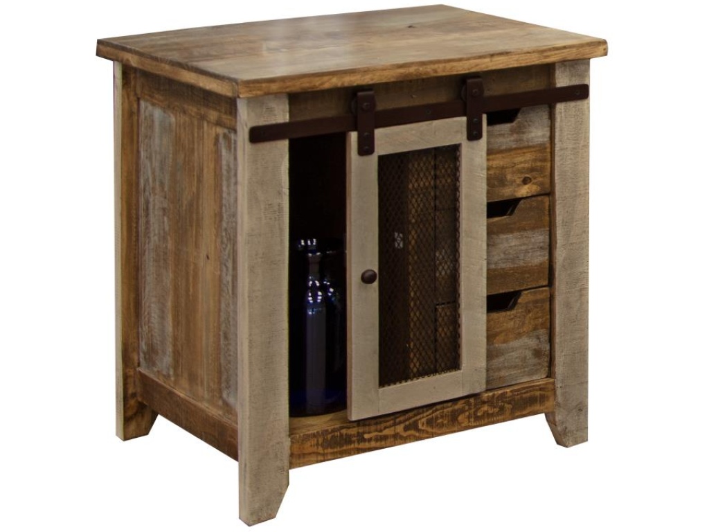 3 Drawer 1 Door End Table - main image