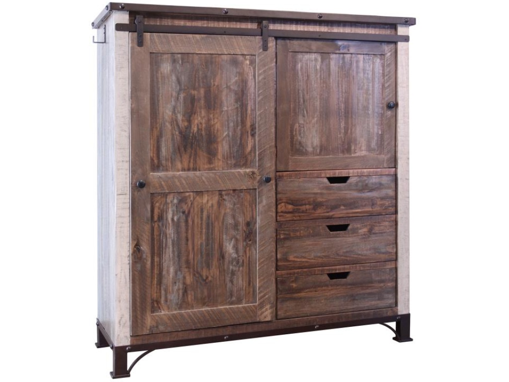 3 Drawer 1 Sliding Door 2 Door Gentleman's Chest - main image
