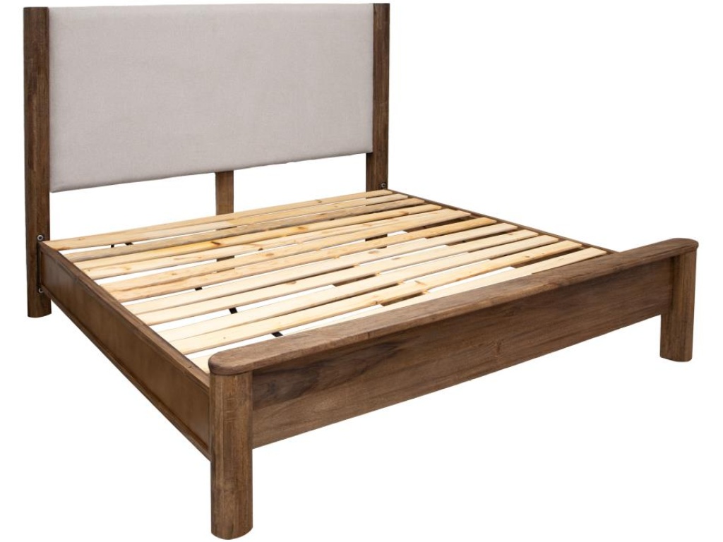 Olimpia, King Upholstered Panel Bed - image 3