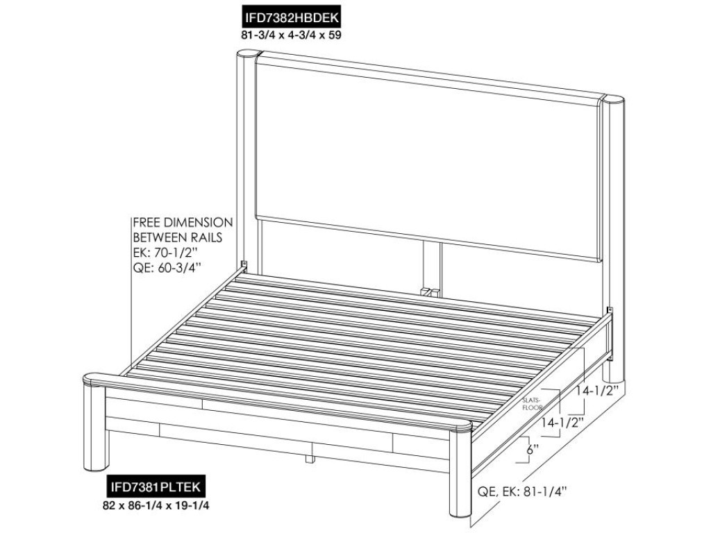 Olimpia, King Upholstered Panel Bed - image 8