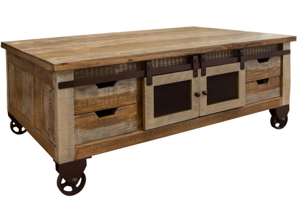 8 Drawer 4 Doors Cocktail Table - main image