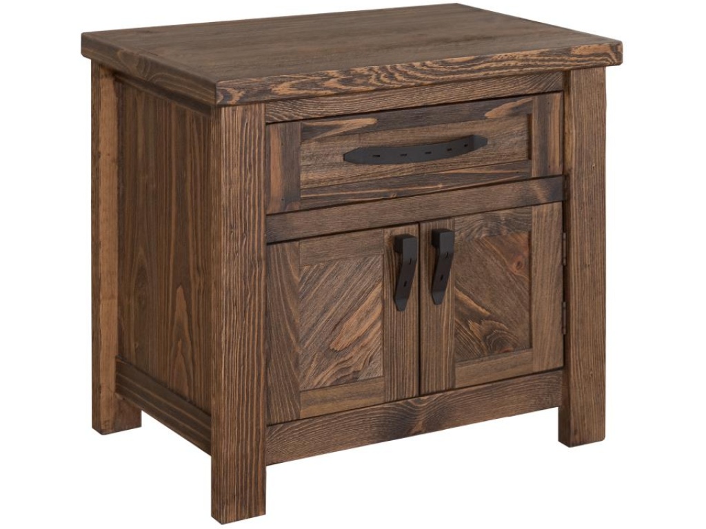 1 Drawer & 2 Door, Nightstand - main image