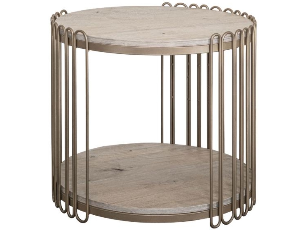1 Shelf, Round End Table - main image