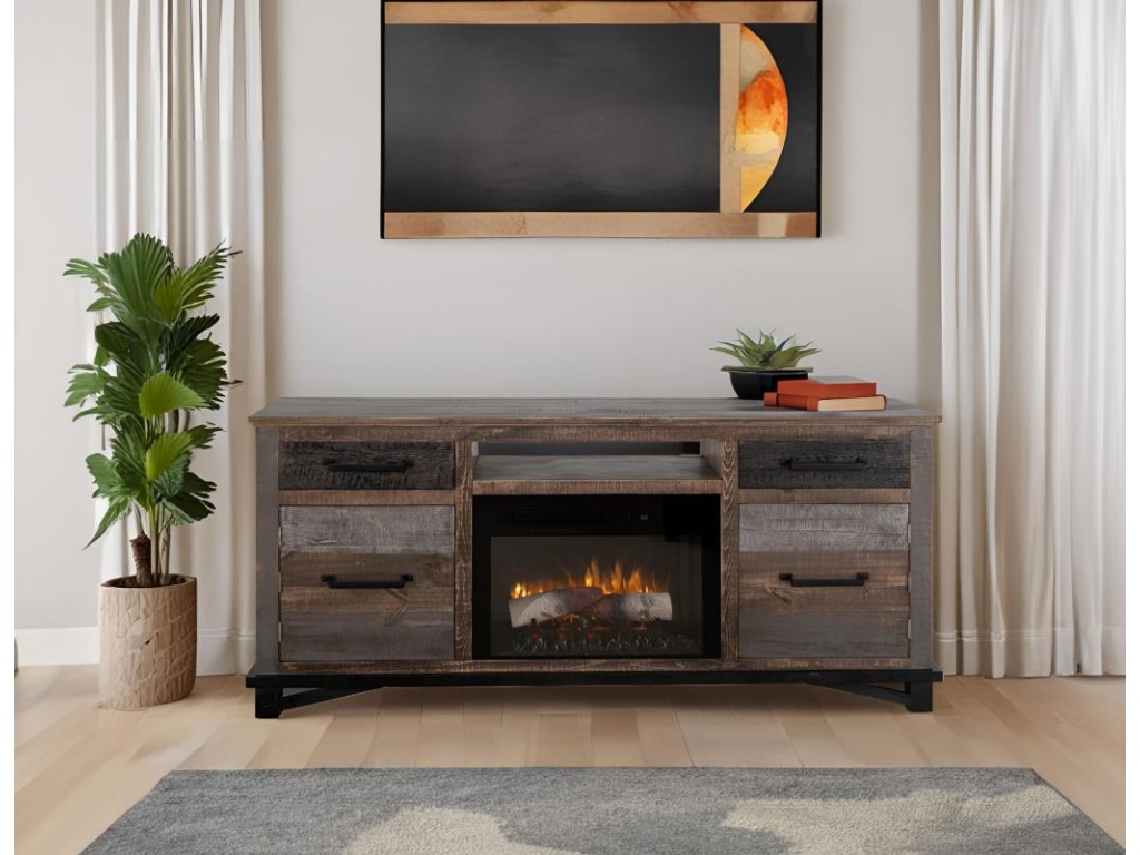 Loft Brown 70" Fireplace - image 3