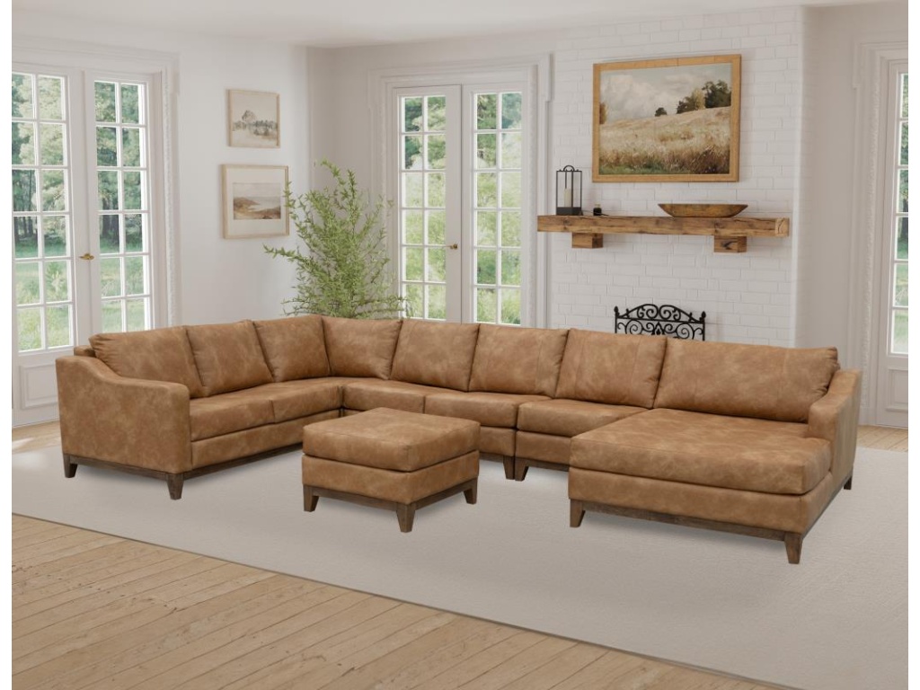 Wooden Frame & Base, Sectional Chaise - image 1