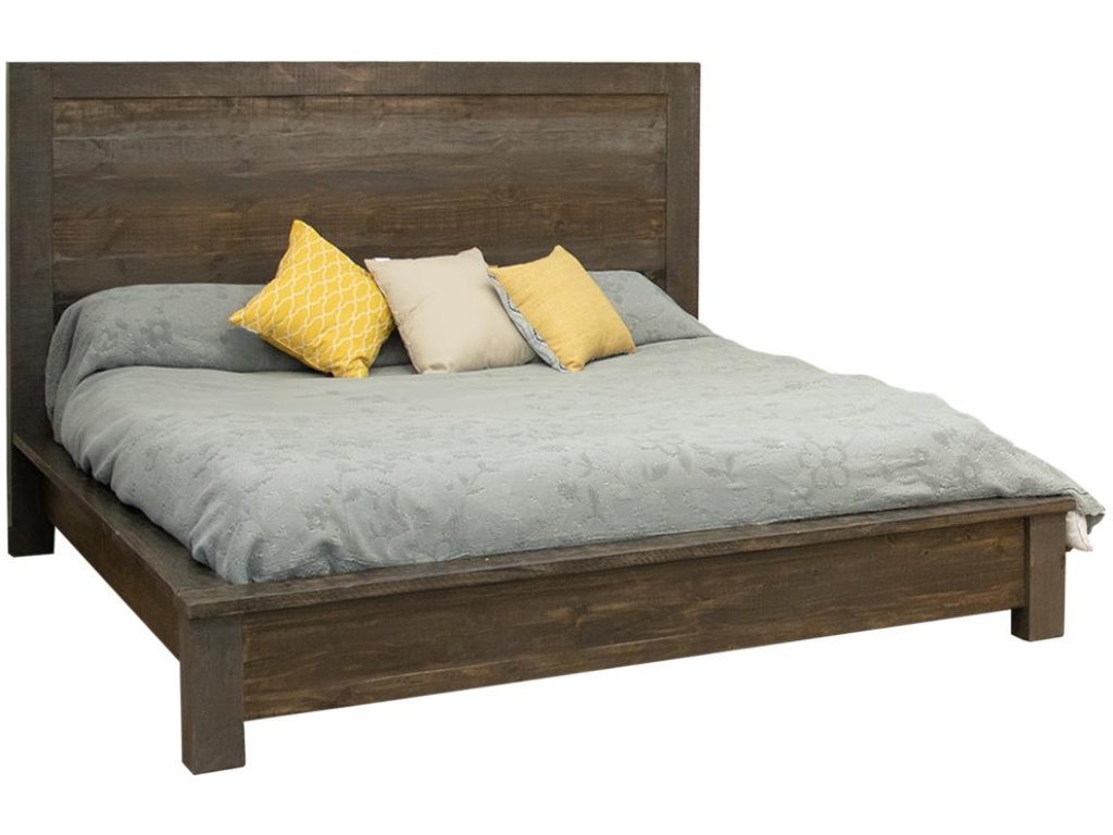 Loft Brown, King Low Profile Bed - main image