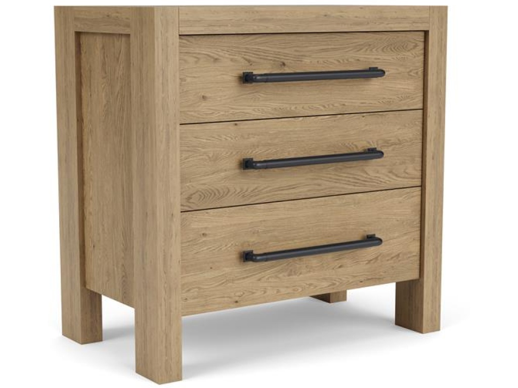 Three Drawer Nightstand - image 6