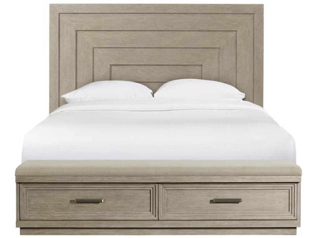 Queen Upholstered Storage Footboard - image 1