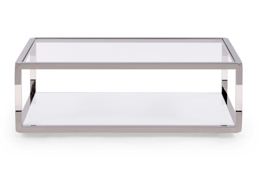 Jasper Coffee Table in Acrylic/White Glass/PSS - image 4
