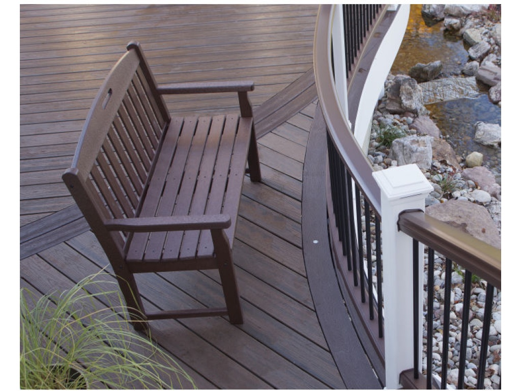 Trex Outdoor Furniture Yacht Club 48" Bench, alternate view 1