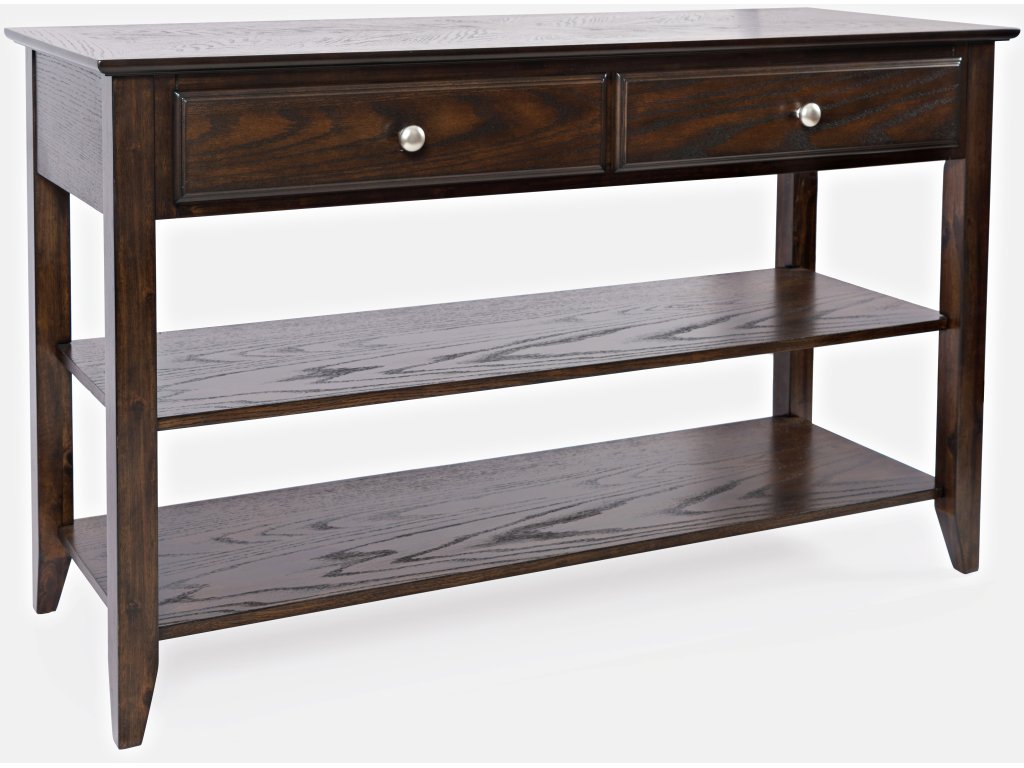 Espresso Sofa Table - image 1