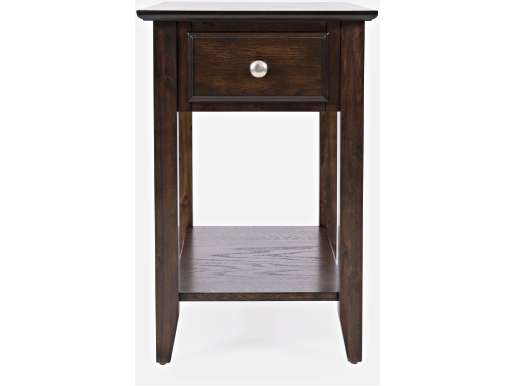 Espresso Chairside Table - image 1