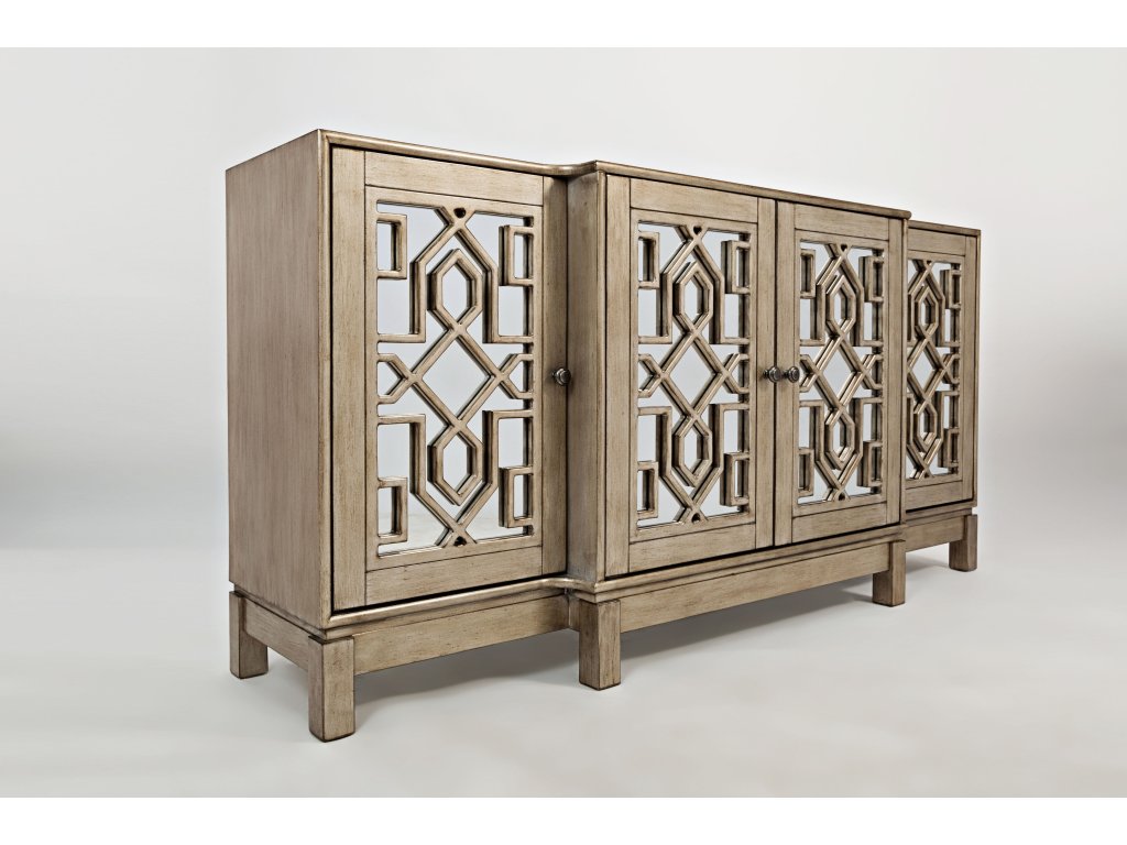 Casa Bella 70 Inch Mirrored Console - image 1