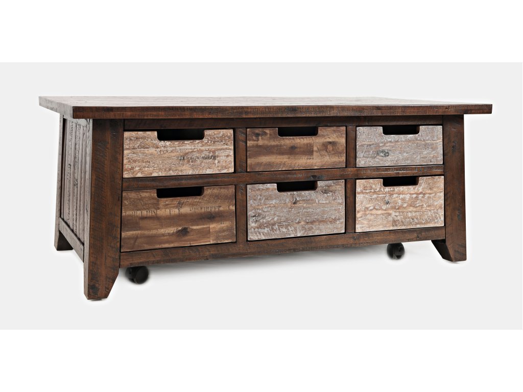 Painted Canyon Box Cocktail Table - image 1