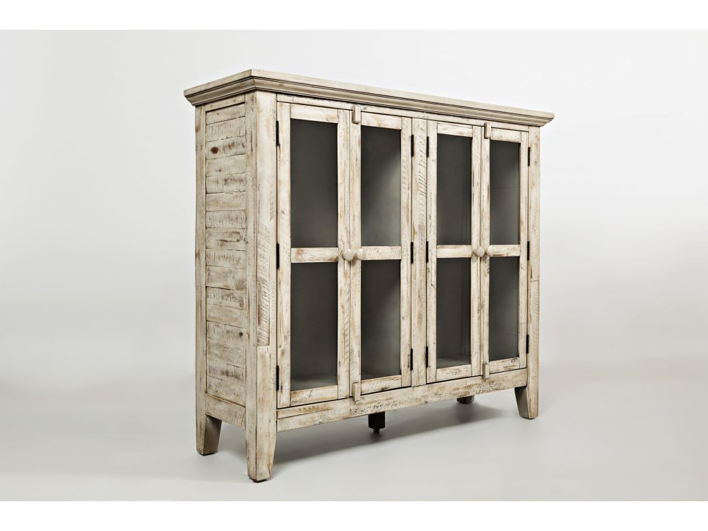 Rustic Shores 4 Door Accent Cabinet - KD - image 1