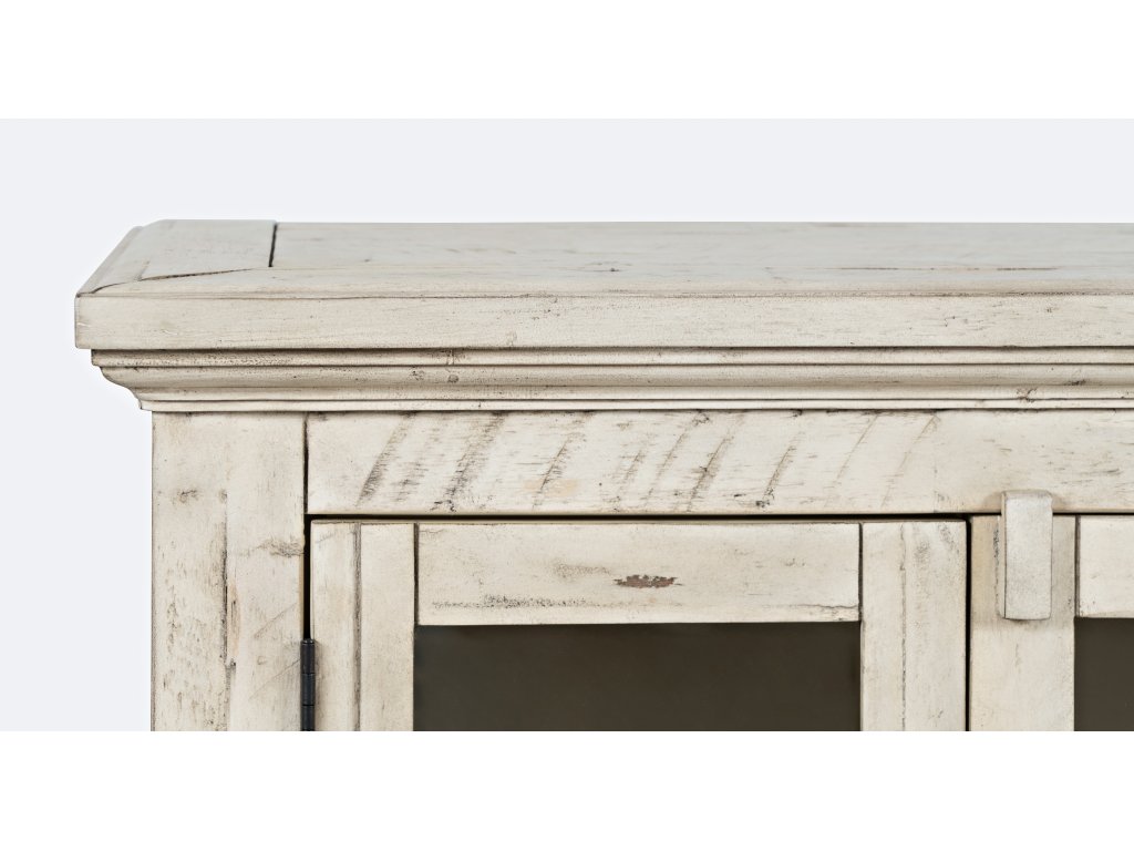 Rustic Shore 4 Door Low Accent Cabinet - KD - image 3