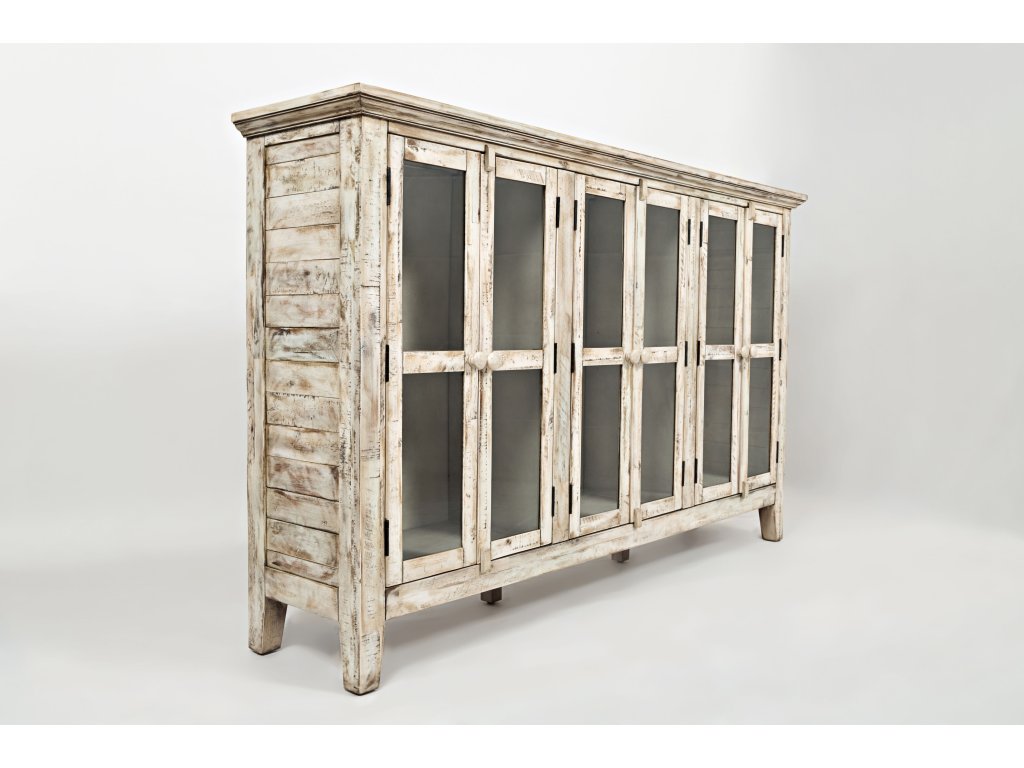 Rustic Shores 6 Door Accent Cabinet - KD - image 1