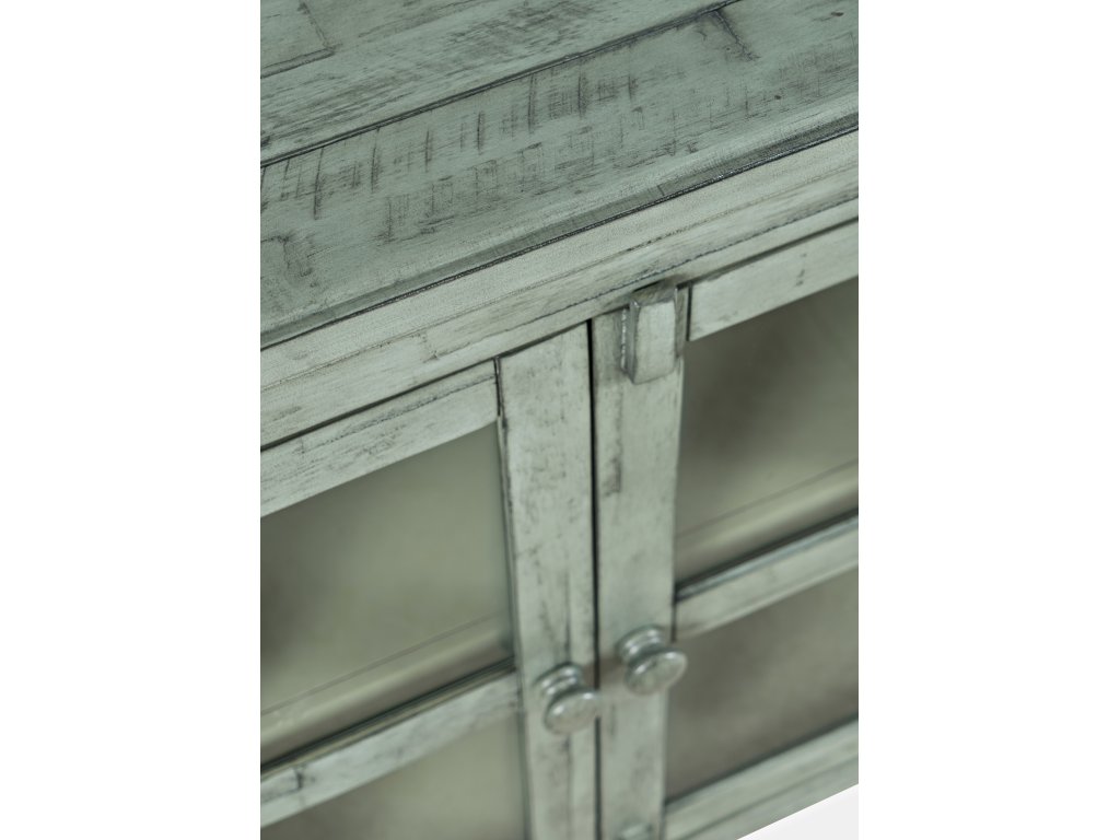 Rustic Shore 4 Door Low Accent Cabinet - KD - image 3