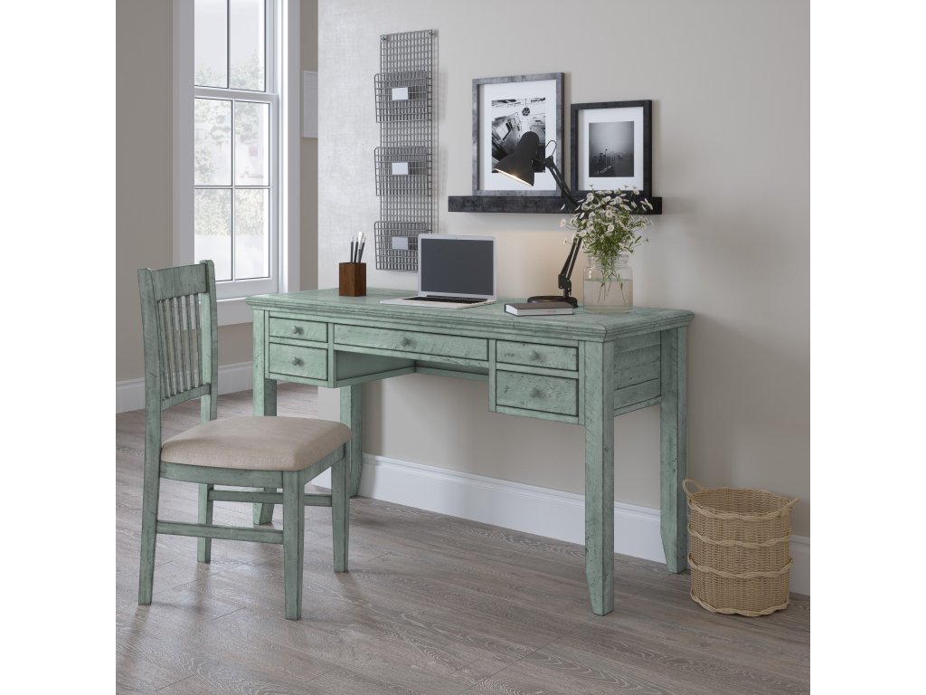 Rustic Shores Power Desk - Surfside - image 2