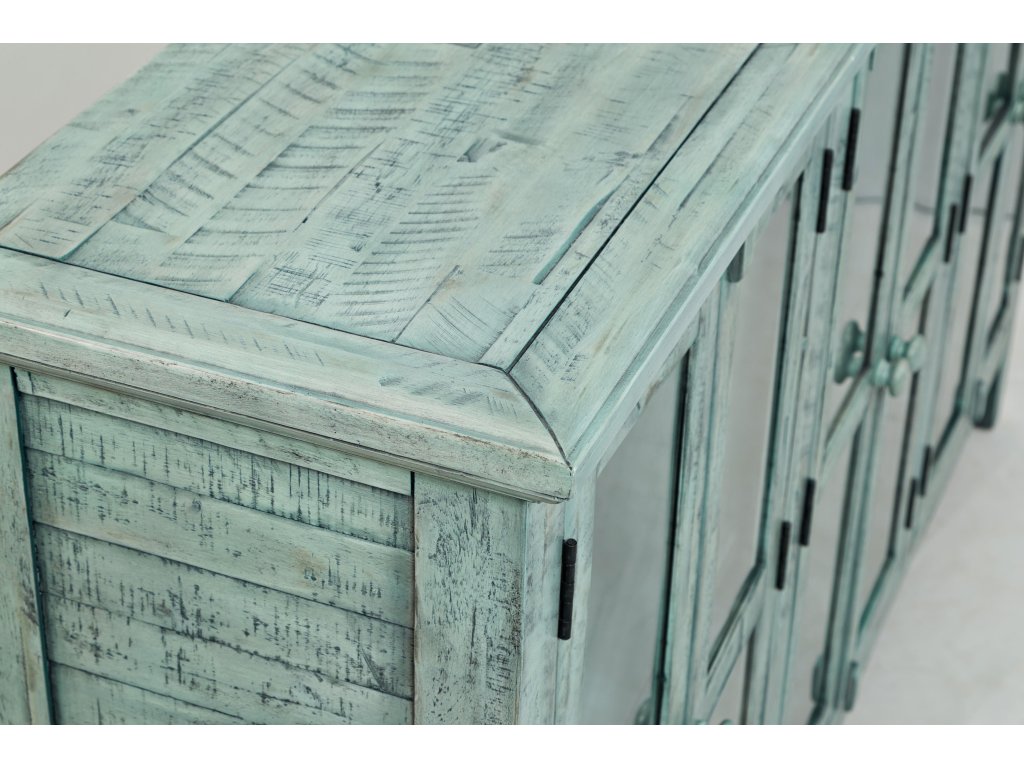 Rustic Shores 6 Door Accent Cabinet - KD - image 2