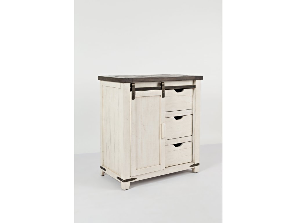 Madison County 32 Inch Barn Door Accent Cabinet - image 1