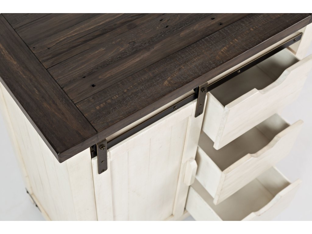 Madison County 32 Inch Barn Door Accent Cabinet - image 3