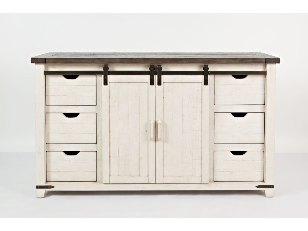 Madison County 60 Inch Barn Door Server - main image