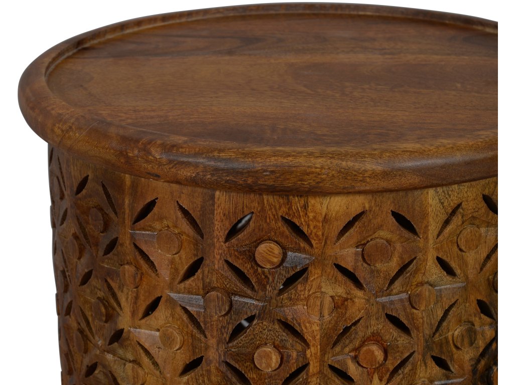 Decker Small Drum Table - Mango - image 1