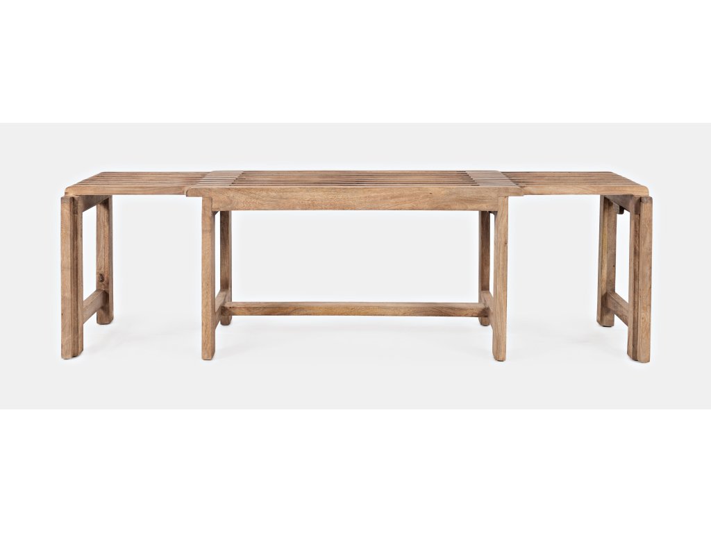 Bradford Extendable Bench - Buff - main image