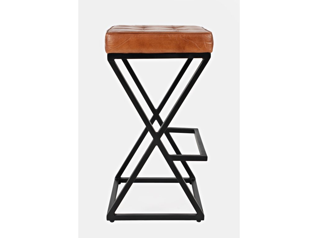 Brooks Leather Stool (1/CTN) - Saddle - main image