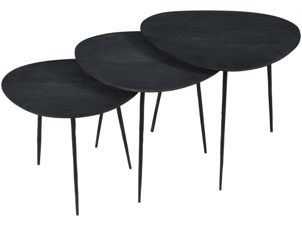 Reeves Nesting Table - Set of 3 - Black - image 1