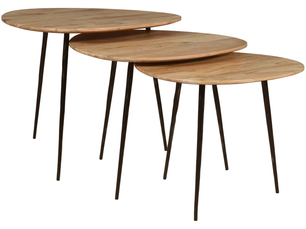 Reeves Nesting Table - Set of 3 - Natural - main image