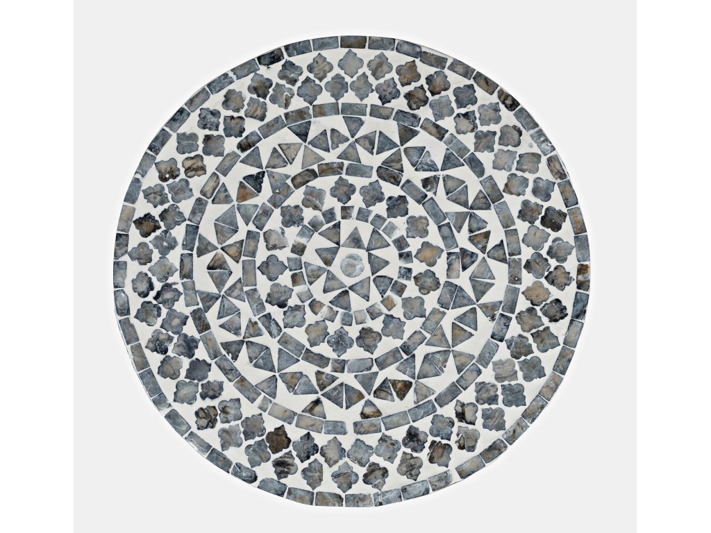 Capri Small Accent Table - Grey Tribal - image 2