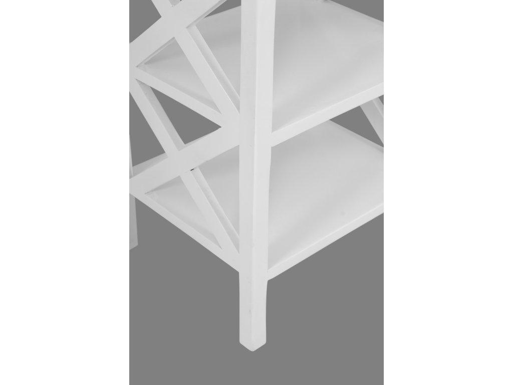 Dylan X Side Accent Table - White - image 2