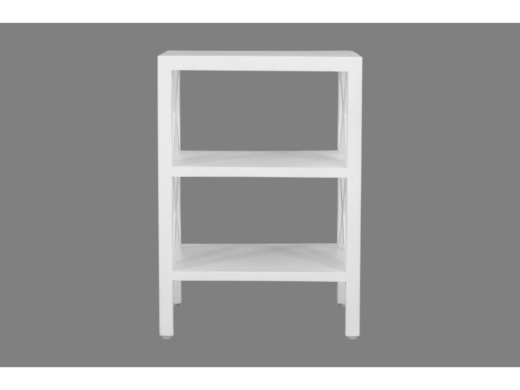 Dylan X Side Accent Table - White - image 1