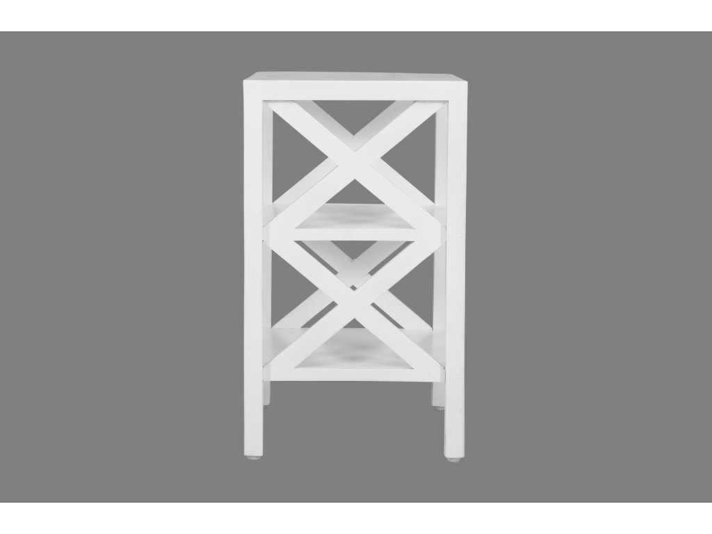 Dylan X Side Accent Table - White - image 3