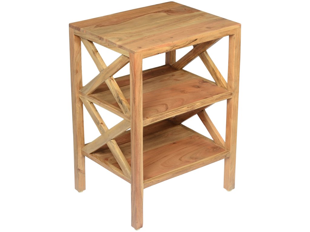 Dylan X Side Accent Table - Natural - image 3