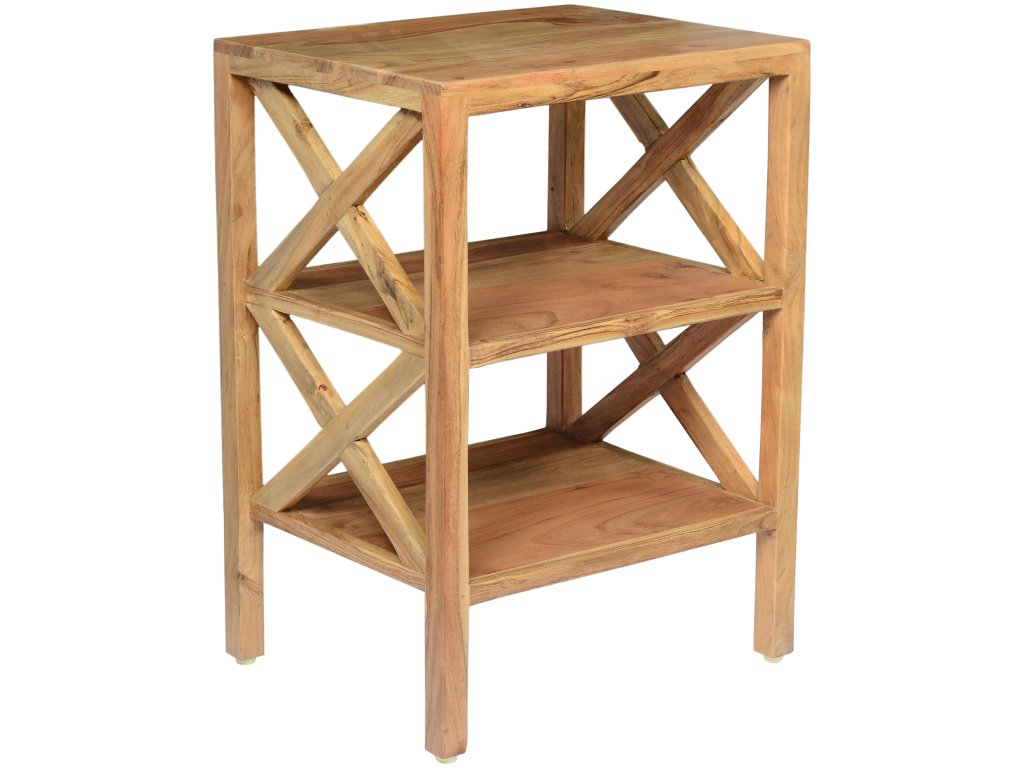 Dylan X Side Accent Table - Natural - image 2
