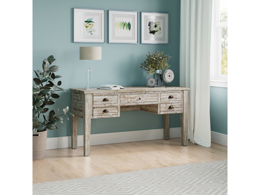 Artisan's Craft Desk - Washed Grey - main image