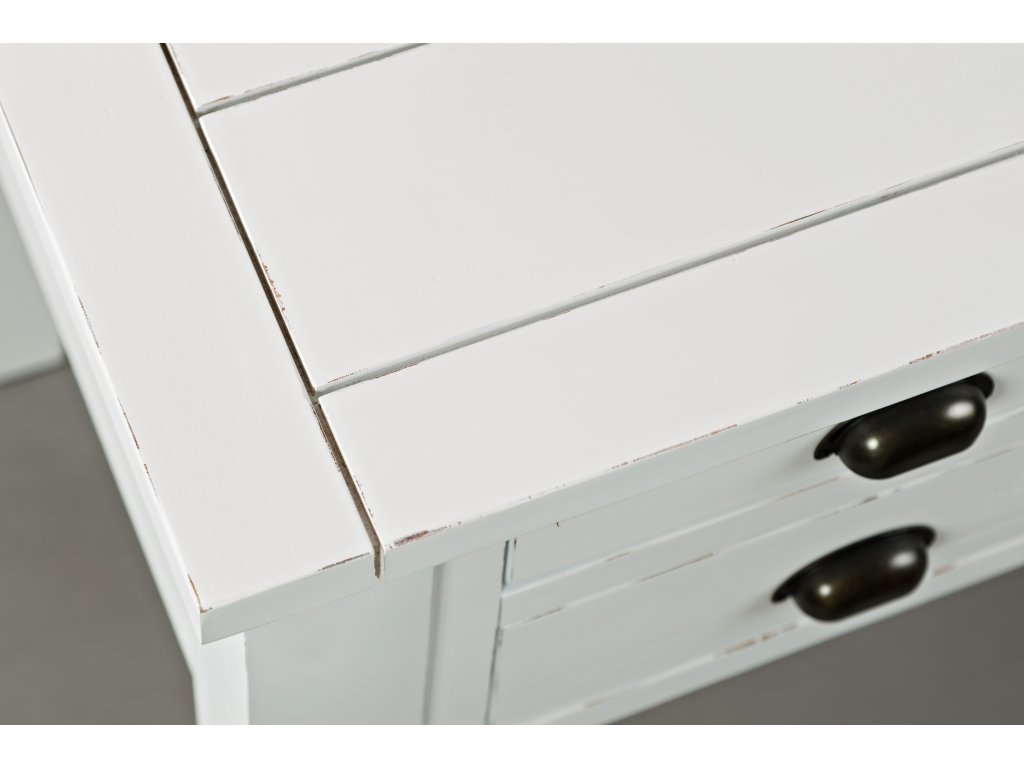 Artisan's Craft Desk - Weathered White - image 1