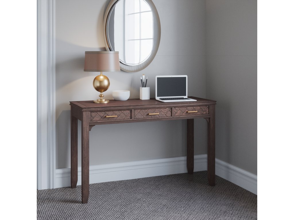 Gramercy Power Desk - Dark Chevron - main image