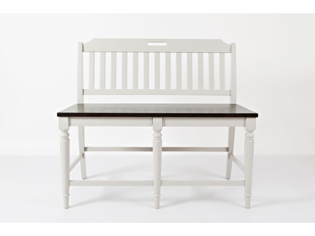 Orchard Park Slatback Counter Bench - main image