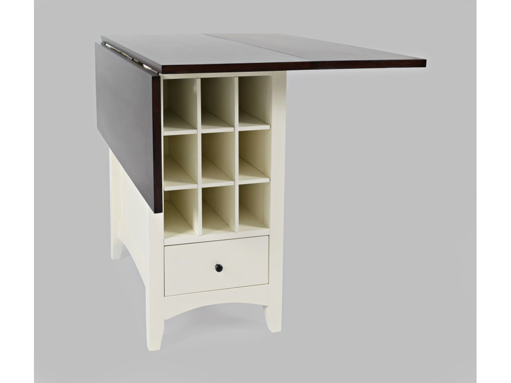 Asbury Park Storage Counter Drop Leaf Table - image 1