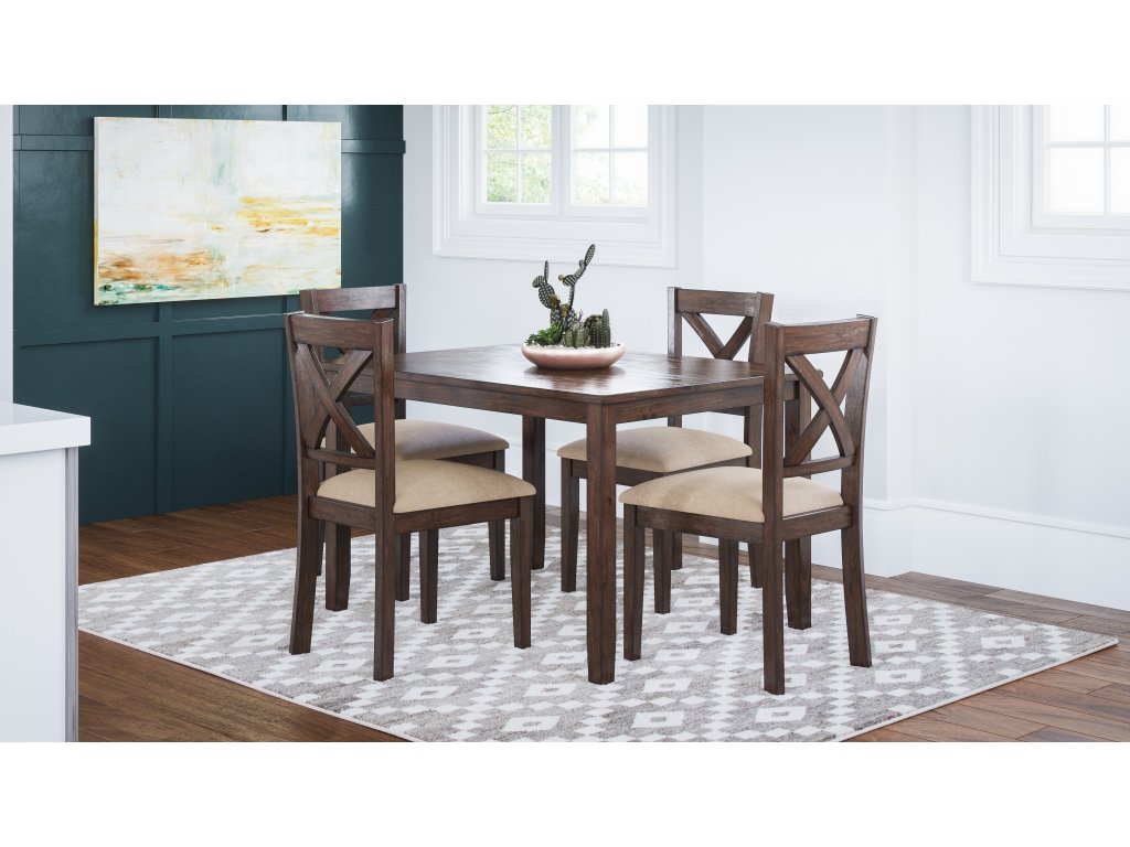 Walnut Creek Dining 5 Pack - Table with (4) Chairs - main image